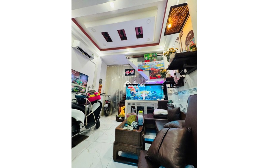 NHÀ 4TẦNG, HẺM xe tải, BÌNH ĐÔNG, P15Q8, 49m2, NHỈNH 5ty